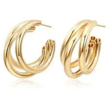 Quite White Gold Earring